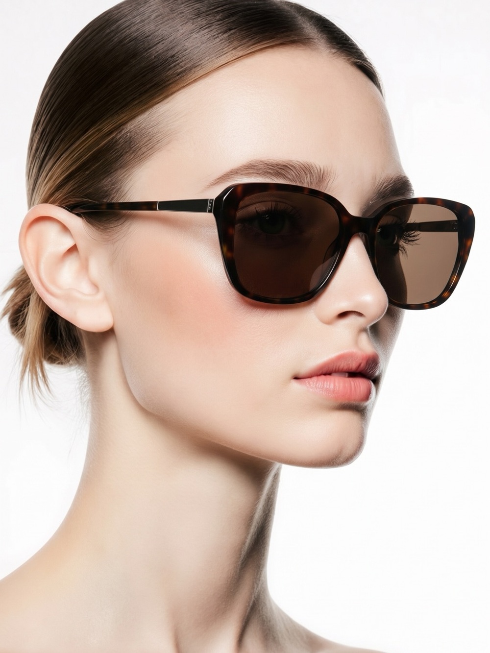 AUTHENTIC Pre-Loved Saint Laurent SL M78/F Black Square Sunglasses